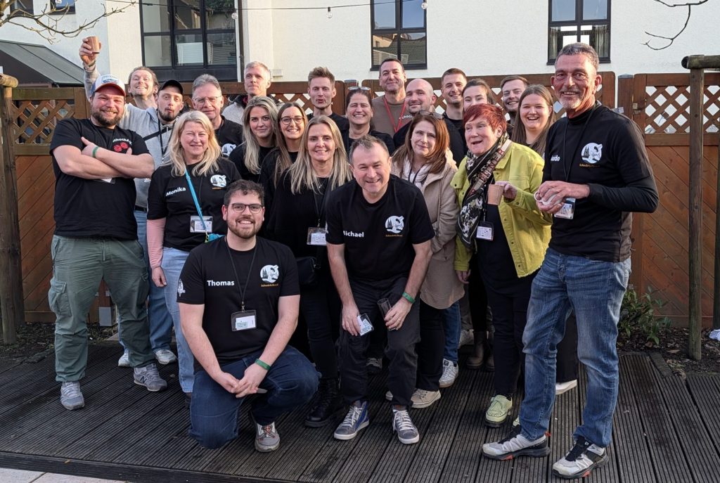 Das Team von Schock4Life e.V. in neuen Vereinstrikots bei der Rhein-Sieg Schockmeisterschaft.